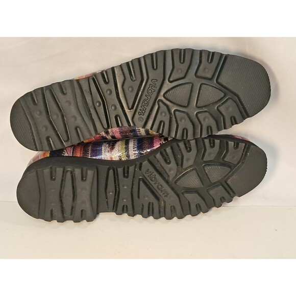 Ron White Size 40 EU/9.5 US Rita Leather Multicolored Loafer Vibram Lug Sole - Picture 8 of 8